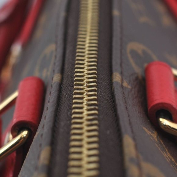 Tournelle PM Monogram Canvas Red Shoulder Bag - Picture 7 of 10